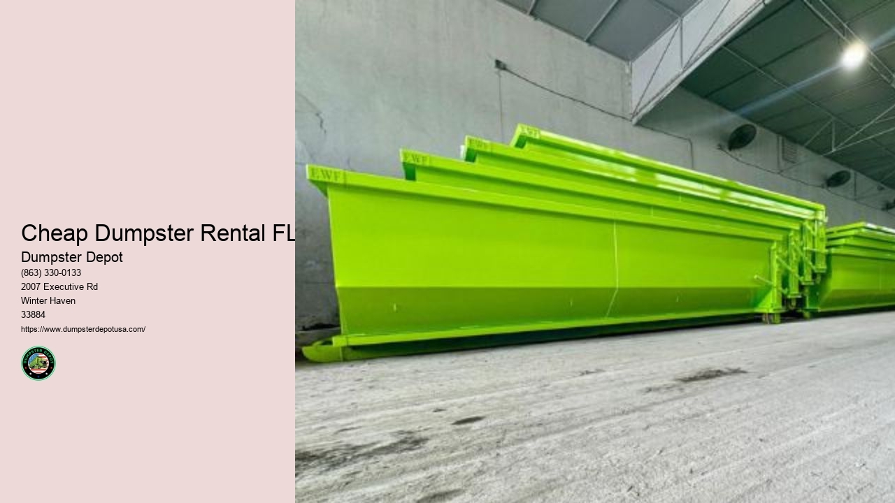 Cheap Dumpster Rental FL