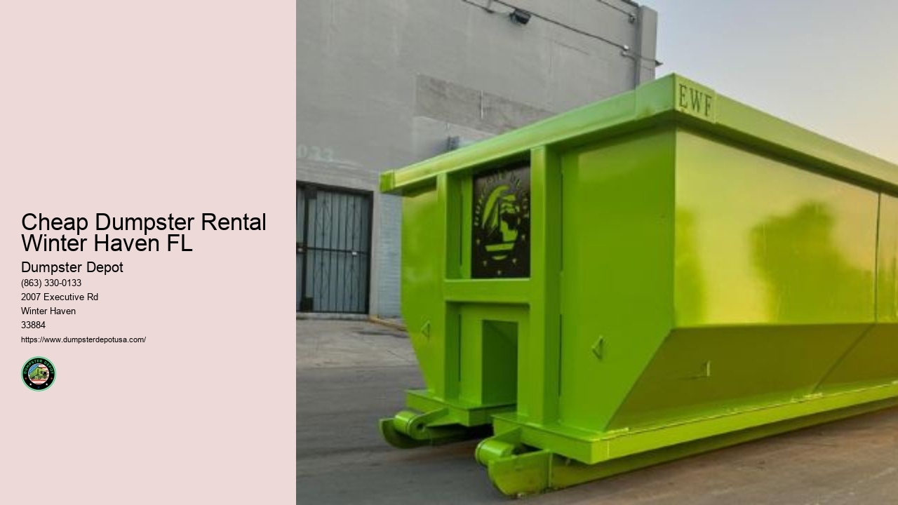 Cheap Dumpsters To Rent