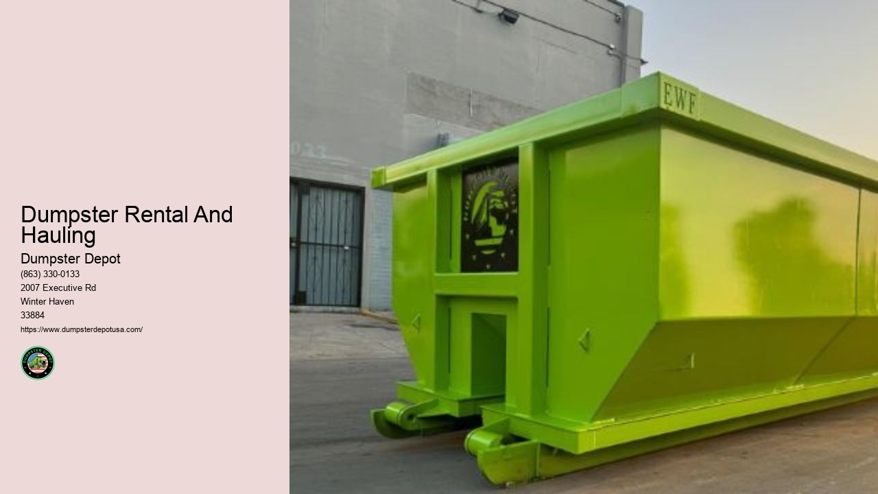 Smallest Dumpster Rental Near Me