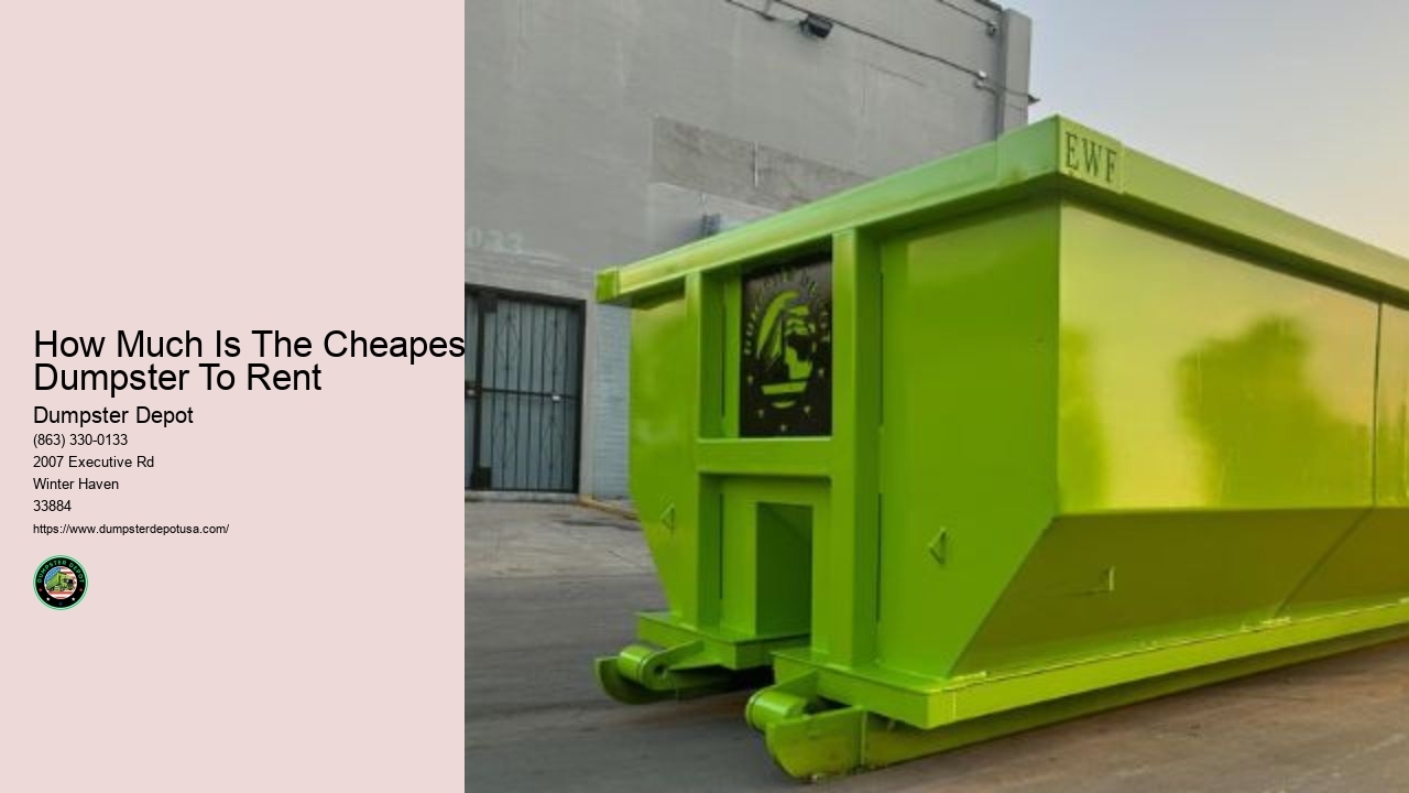 Small Dumpster Rental