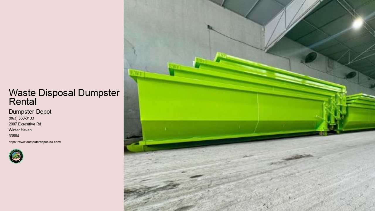 Waste Disposal Dumpster Rental